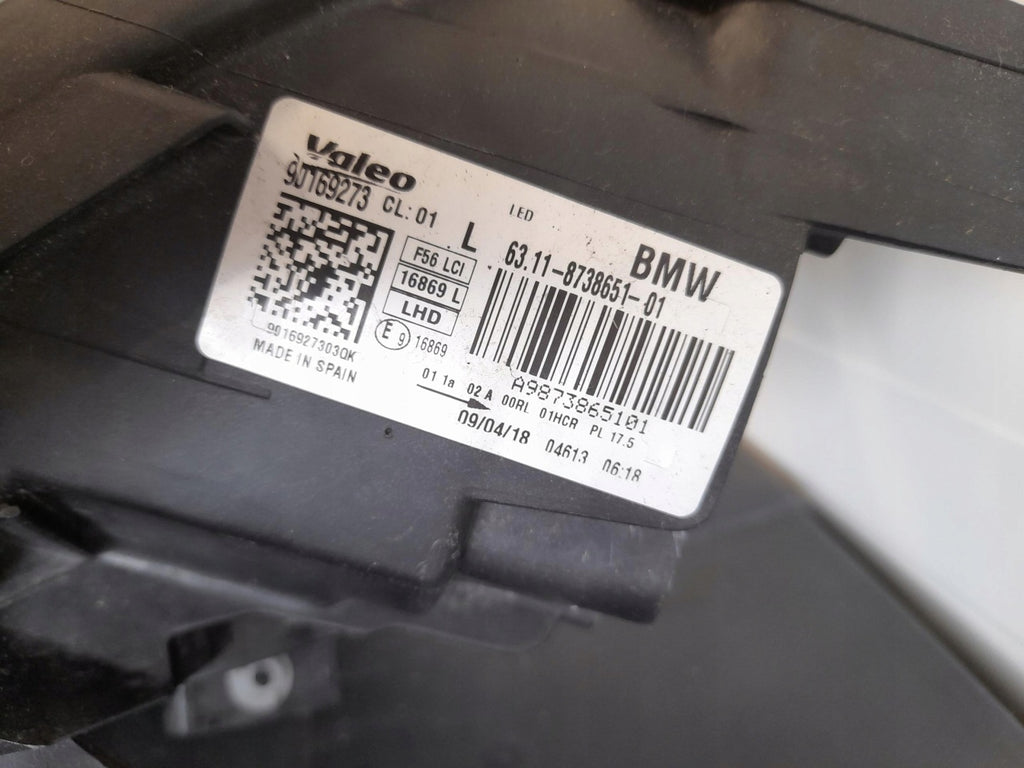 Frontscheinwerfer Mini F57 F54 F56 90169273 8738651-01 Links Headlight SCH7337029649zw