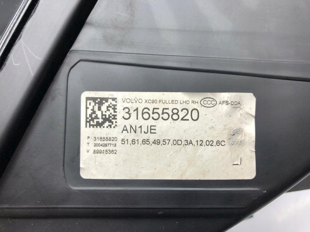 Frontscheinwerfer Volvo Xc90 II 31655820 LED Rechts Scheinwerfer Headlight