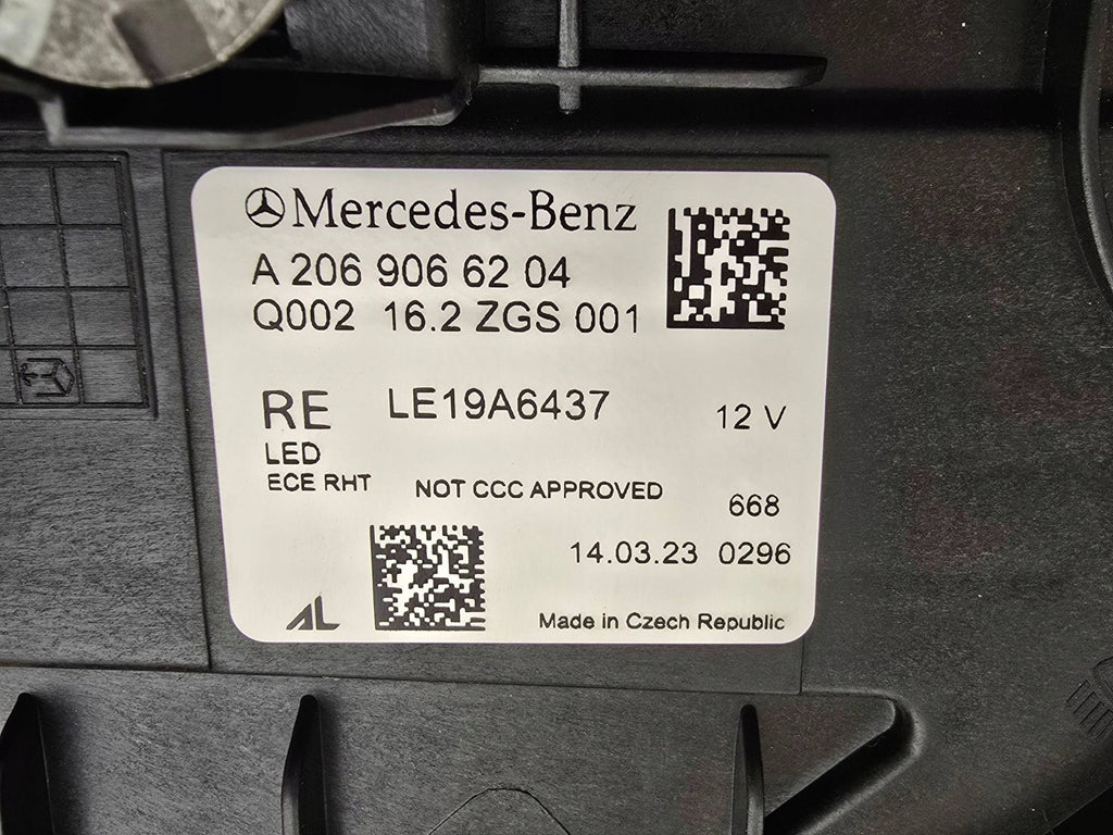 Frontscheinwerfer Mercedes-Benz W206 A2069066204 LED Rechts Headlight SCH6654460448fp