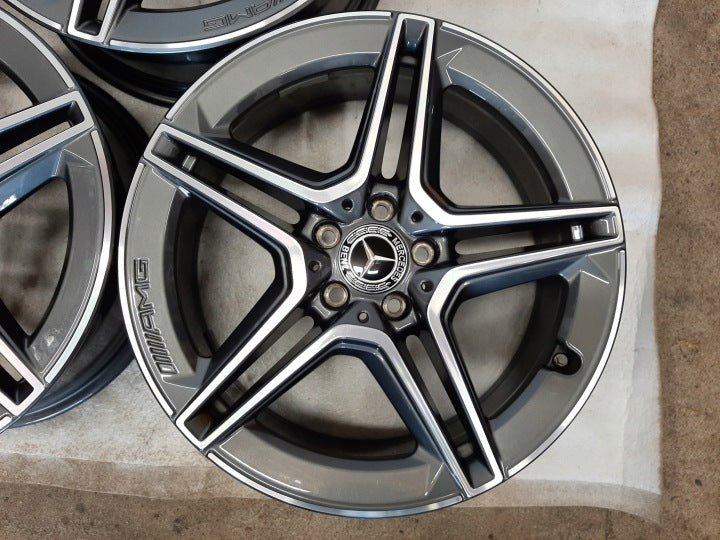 4x Alufelge 19 Zoll 7.5" 5x112 53ET A2474011500 Mercedes-Benz Glb X247 Rim Wheel FEL8302460710wx
