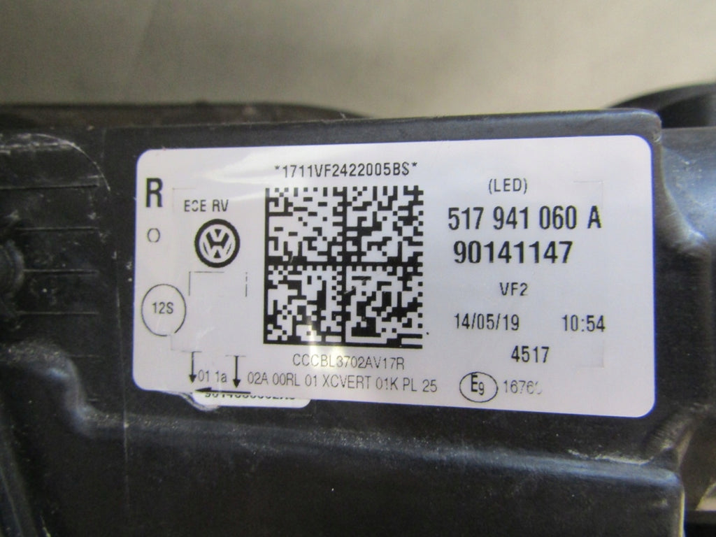 Frontscheinwerfer VW Sportsvan 517941060A LED Rechts Scheinwerfer Headlight SCH2582732242hr