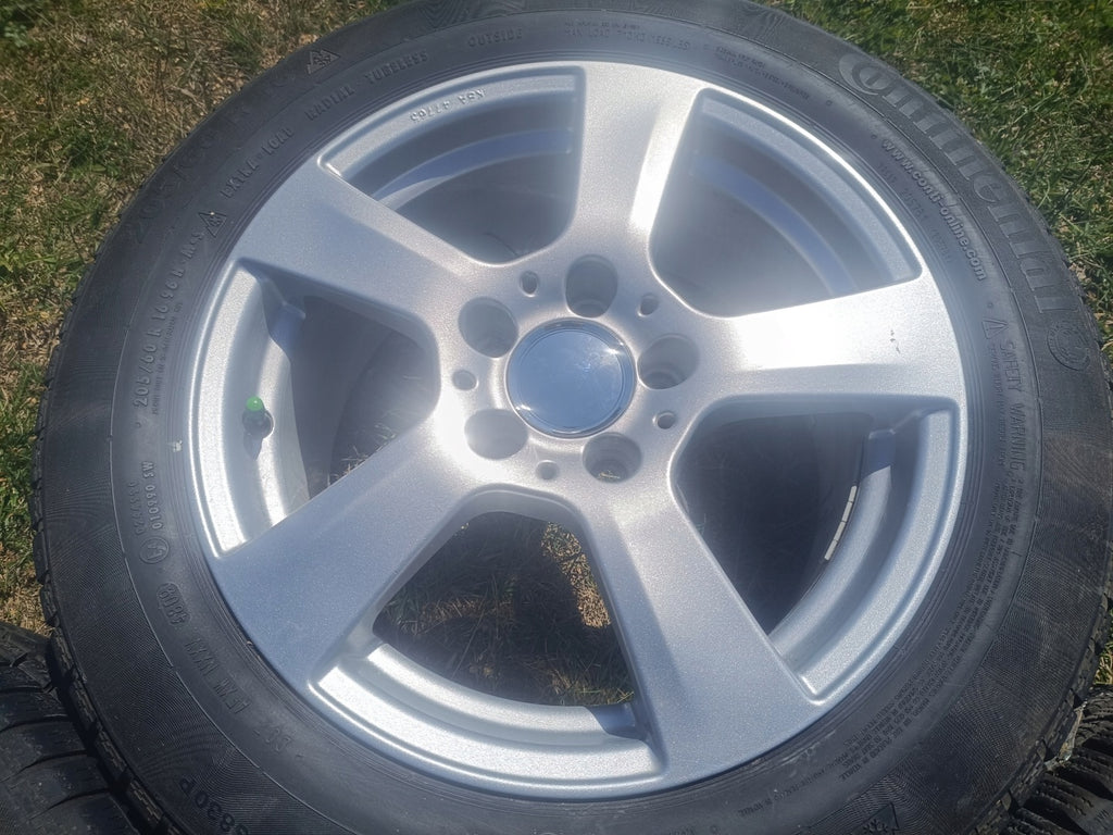 4x Alufelge 16 Zoll 7.5" 5x112 45 5ET Glanz Silber RCD14-756 Audi W204 W203 I FEL6651630831cw