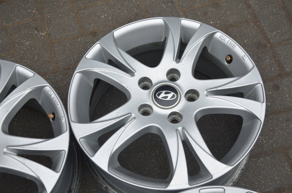 4x Alufelge 16 Zoll 6.5" 5x114.3 55ET Hyundai I30 Ceed 6 3 I Rim Wheel FEL5865600163fs