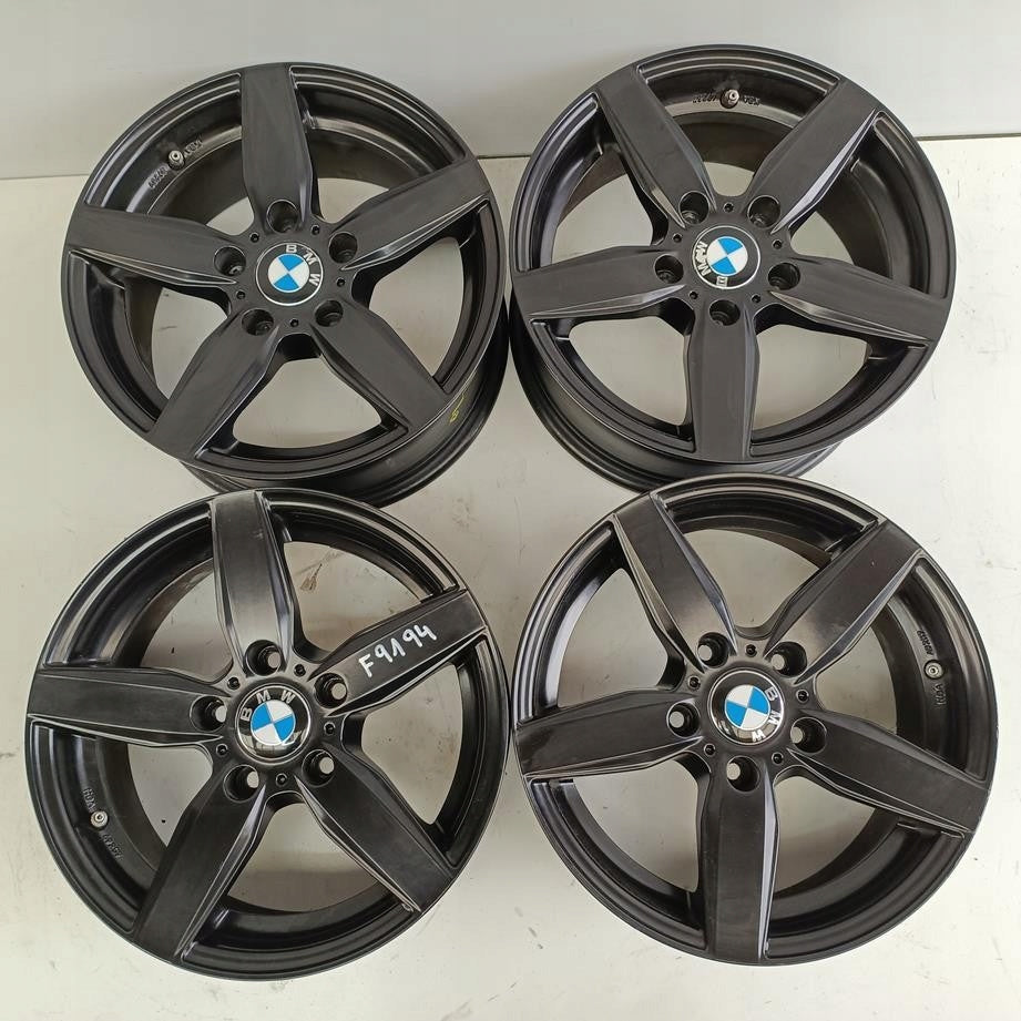4x Alufelge 16 Zoll 7.0" 5x120 31ET BMW 4 F36 3 E91 E93 F30 F32 E90 E92 FEL9331030672hy