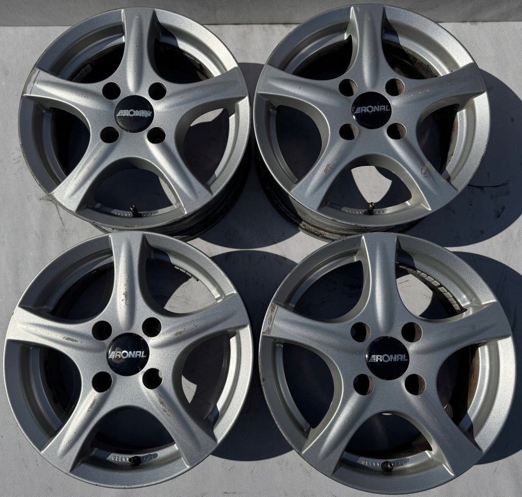 4x Alufelge 14 Zoll 6.0" 4x108 13ET Silber 42R4604250 Peugeot I Rim Wheel FEL6356566610fb