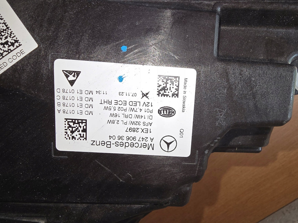 Frontscheinwerfer Mercedes-Benz W247 A2479063604 Full LED Rechts Headlight SCH4121392858oe