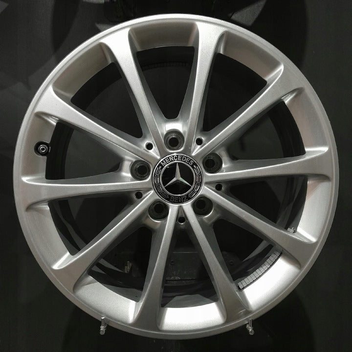 4x Alufelge 17 Zoll 6.5" 5x112 44ET Glanz Silber A1774010300 Mercedes-Benz W177 FEL3156534487ky