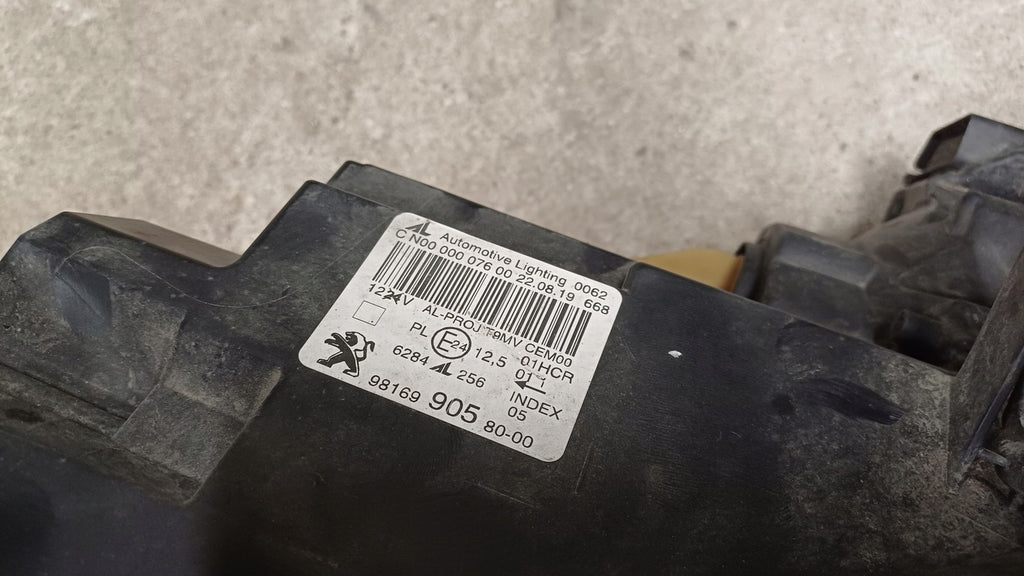 Frontscheinwerfer Peugeot 308 9816990580 Rechts Scheinwerfer Headlight SCH8759354457he