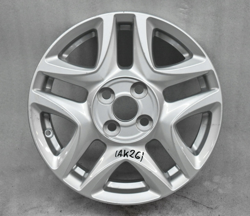 1x Alufelge 15 Zoll 5.0" 4x100 39ET Glanz Silber HL49431BM Toyota Corolla