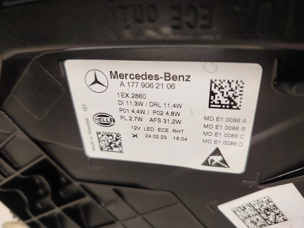 Frontscheinwerfer Mercedes-Benz W177 A1779062106 Full LED Links Headlight SCH4462857343fx