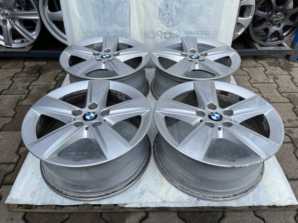 4x Alufelge 17 Zoll 7.5" 5x112 54ET Glanz Silber BMW6855087 BMW Rim Wheel FEL4687240391ea