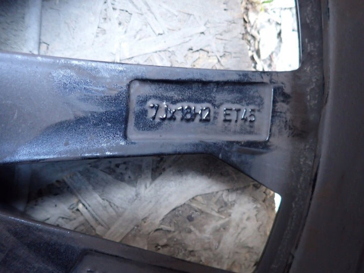 1x Alufelge 18 Zoll 7.0" 5x112 45ET Glanz Schwarz 57A601025AS Skoda Karoq Nu7 FEL3662567078lh