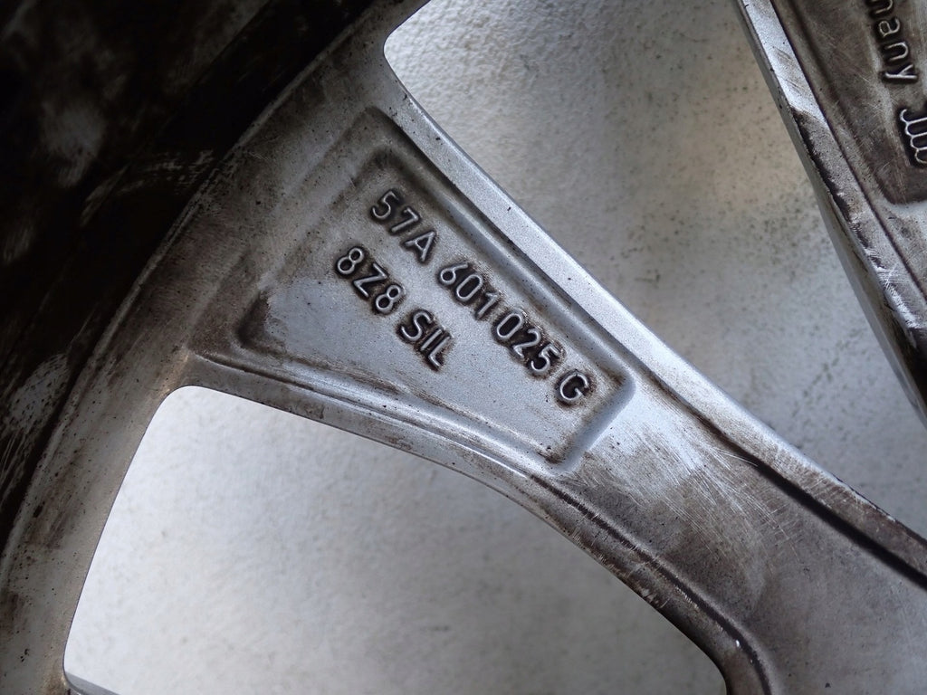 1x Alufelge 19 Zoll 8.0" 5x112 45ET Glanz Silber 57A601025 Skoda Karoq Nu7