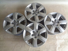 Load image into Gallery viewer, 4x Alufelge 17 Zoll 7.5&quot; 5x112 37ET Glanz Silber 4G0601025L Audi Rim Wheel