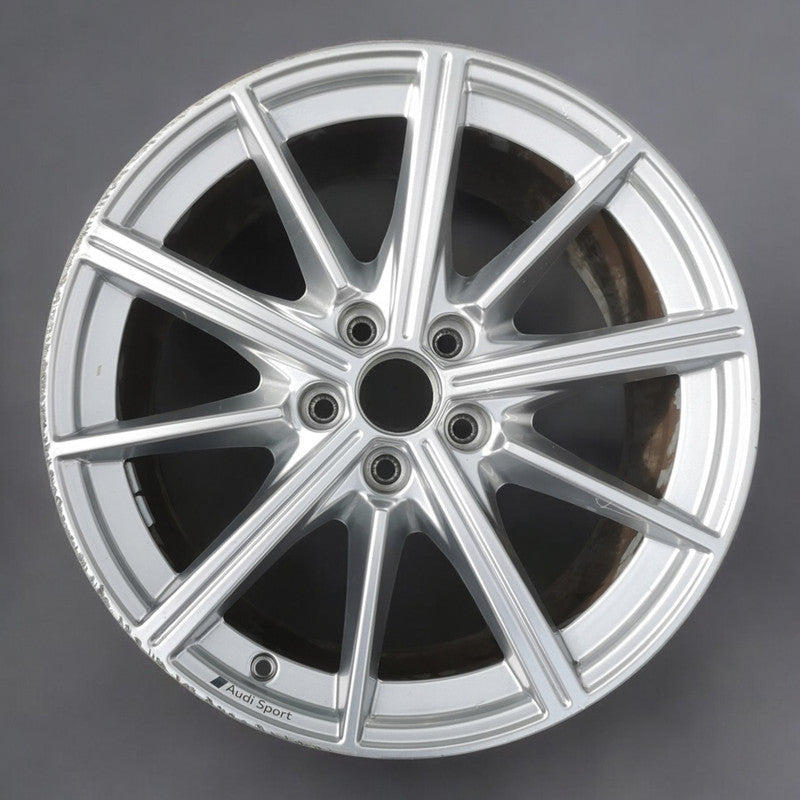 1x Alufelge 18 Zoll 8.0" 5x112 46ET Glanz Silber 8Y0601025M Audi A3 Rim Wheel