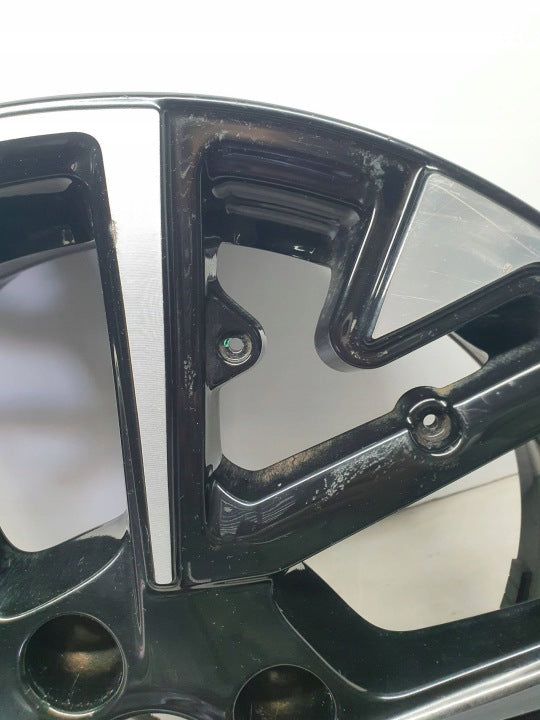 1x Alufelge 17 Zoll 7.0" 4x108 32ET Glanz Schwarz 9833892680 Opel Corsa F FEL5388145638vv