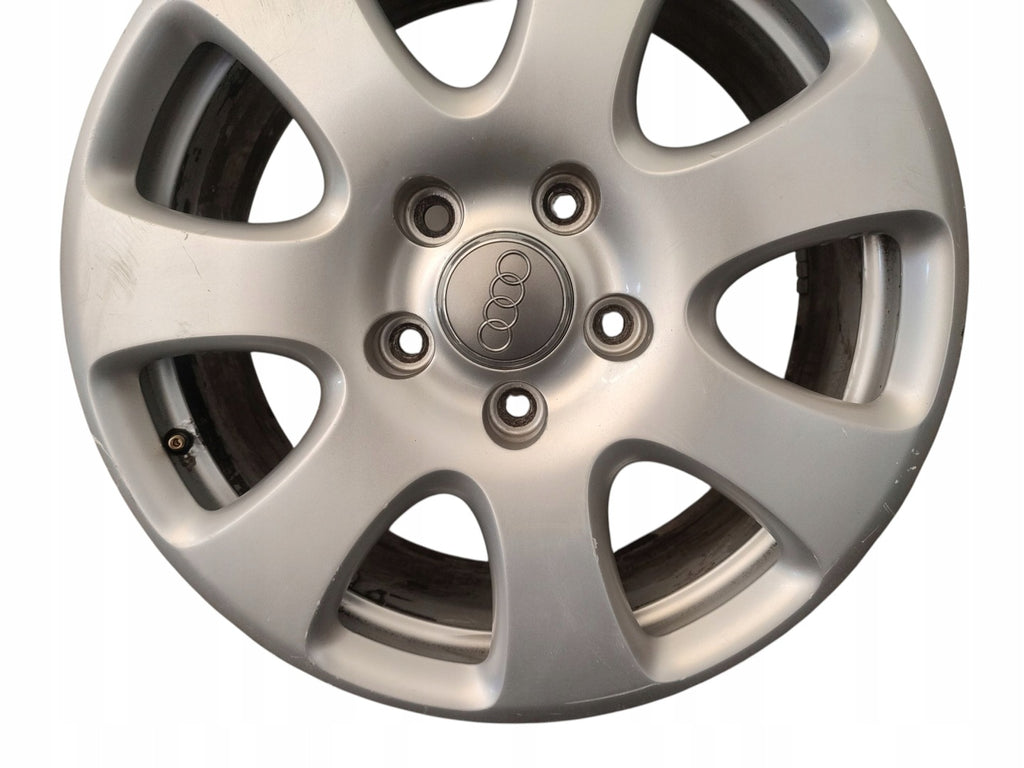 1x Alufelge 18 Zoll 7.5" 5x130 60ET Glanz Silber 4L0601025E Audi Q7 Rim Wheel FEL7324609180hm