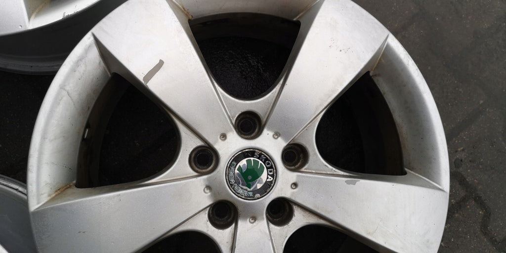 4x Alufelge 17 Zoll 7.0" 5x112 54ET 1Z0601025D Skoda Superb I Rim Wheel FEL1967127231vb