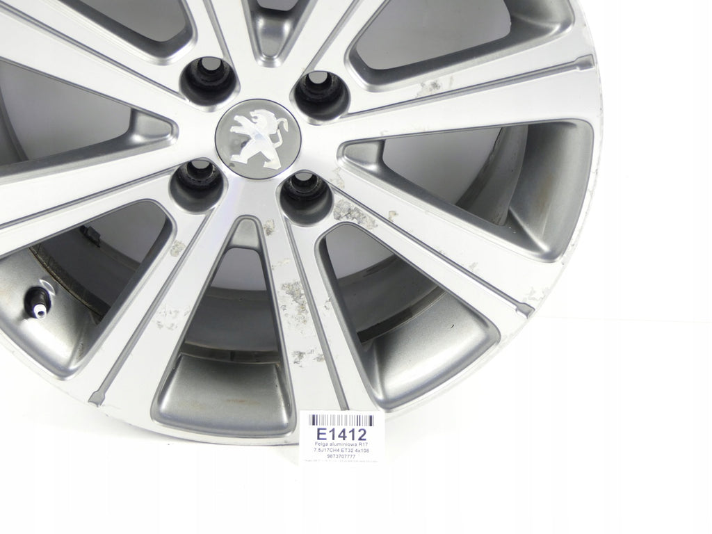 1x Alufelge 17 Zoll 7.5" 4x108 32ET 9673707777 Mg 308 Rim Wheel FEL5900362346yf