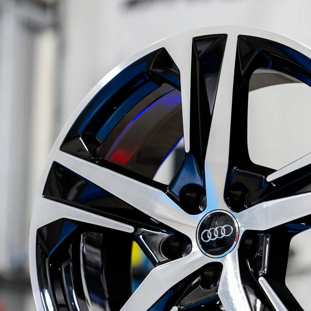 4x Alufelge 19 Zoll 8.0" 5x112 27ET Glanz Schwarz 4K8601025J Audi Rim Wheel FEL1496893018rs
