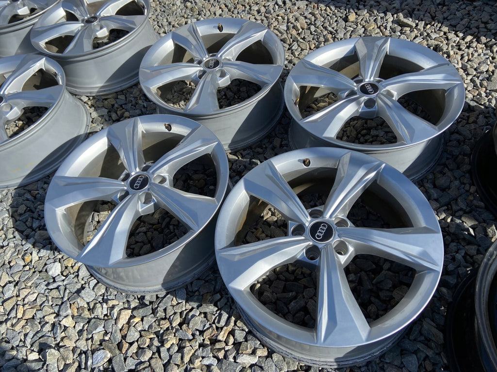 4x Alufelge 19 Zoll 7.0" 5x112 34ET Glanz Silber 80A601025 Audi Rim Wheel FEL6684374244gy