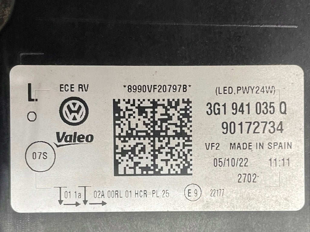 Frontscheinwerfer VW Passat B8 3G1941035Q Full LED Links Scheinwerfer Headlight SCH8317350211aq