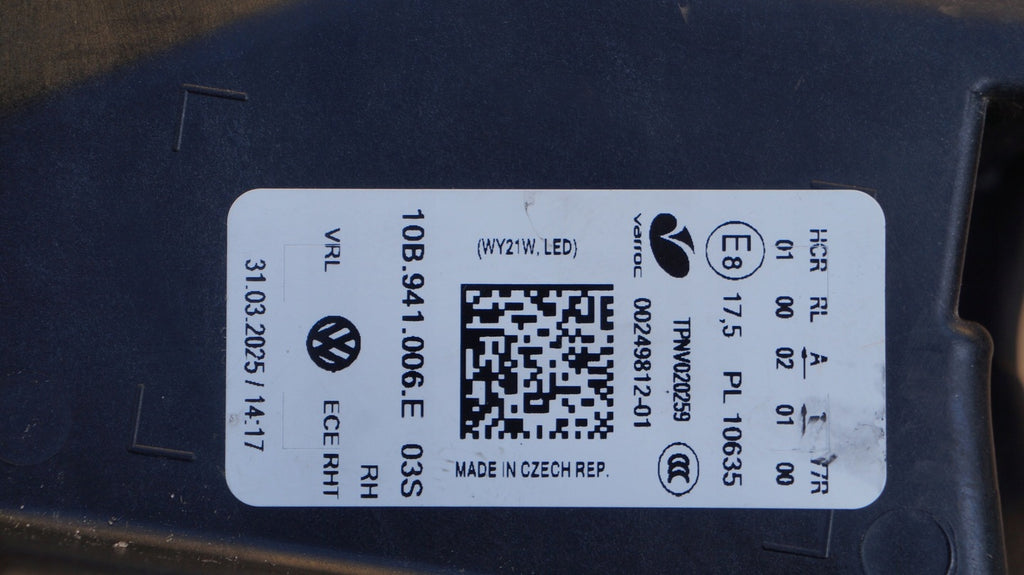 Frontscheinwerfer VW Id.3 10B941006E Full LED Rechts Scheinwerfer Headlight SCH3655889911yp