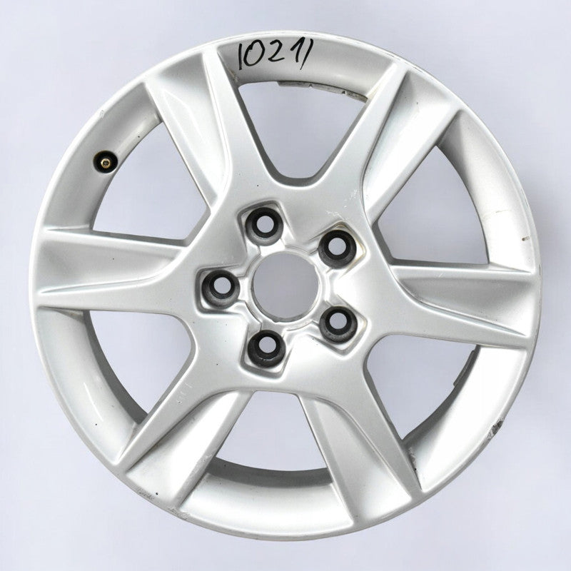 1x Alufelge 16 Zoll 6.5" 5x112 50ET Glanz Silber 8P0601025AN Audi A3 Rim Wheel