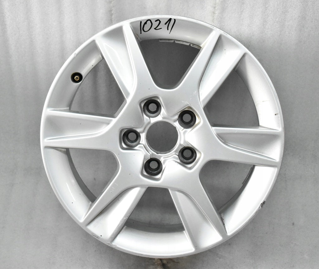 1x Alufelge 16 Zoll 6.5" 5x112 50ET Glanz Silber 8P0601025AN Audi A3 Rim Wheel FEL9960191163lm