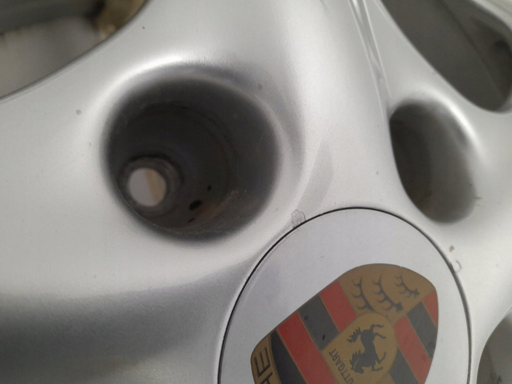 1x Alufelge 17 Zoll 8.5" 5x130 50ET Glanz Silber 99636212605 Porsche Rim Wheel FEL8067361333qq