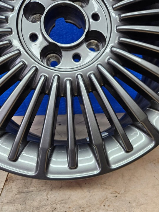 1x Alufelge 16 Zoll 6.0" 4x98 41ET Glanz Schwarz 50290266 Fiat 500 Rim Wheel FEL2409328486of