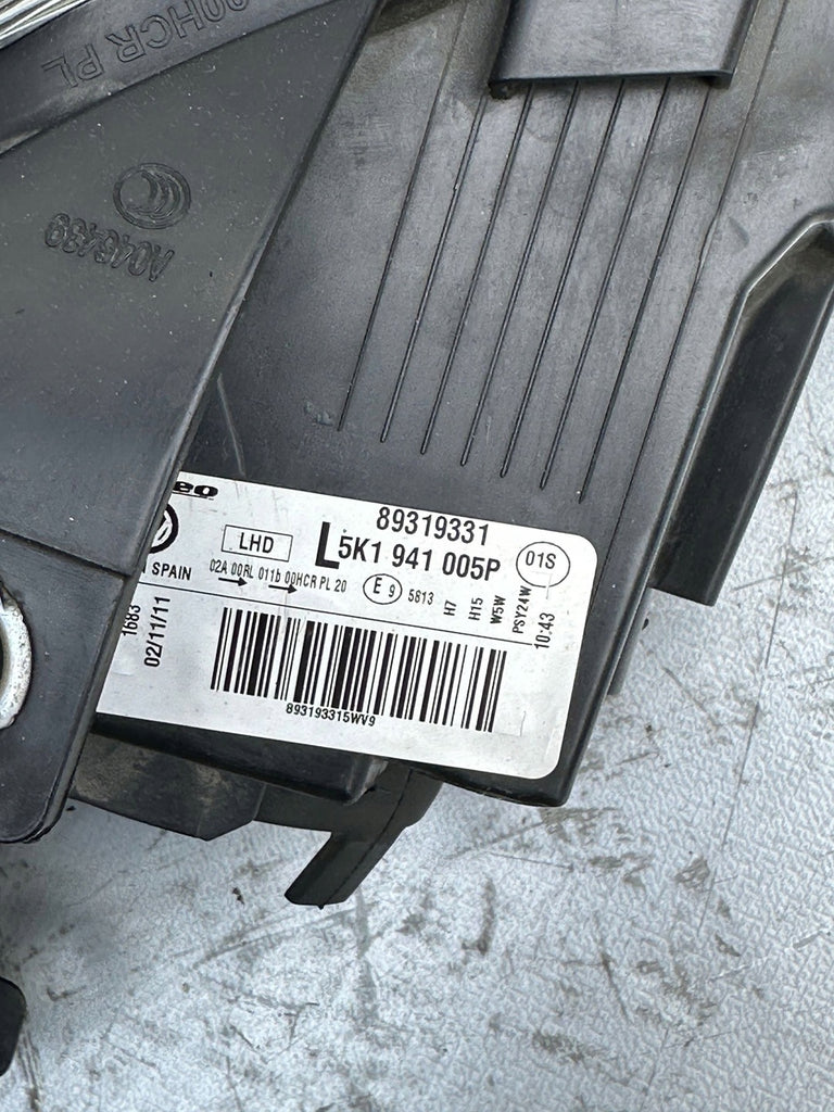 Frontscheinwerfer VW Golf VI 5K1941005 Links Scheinwerfer Headlight SCH2065930493xj