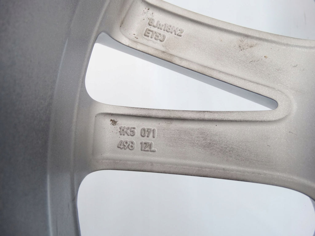 1x Alufelge 18 Zoll 8.0" 5x112 50ET Glanz Silber 1K5071498 VW Golf V Rim Wheel FEL8723257245cb