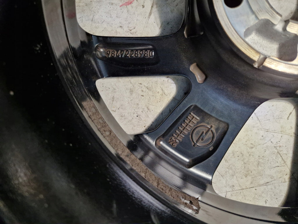 1x Alufelge 16 Zoll 6.5" 4x108 38ET Glanz Silber 9847228980 Opel Corsa F FEL1384900847jn