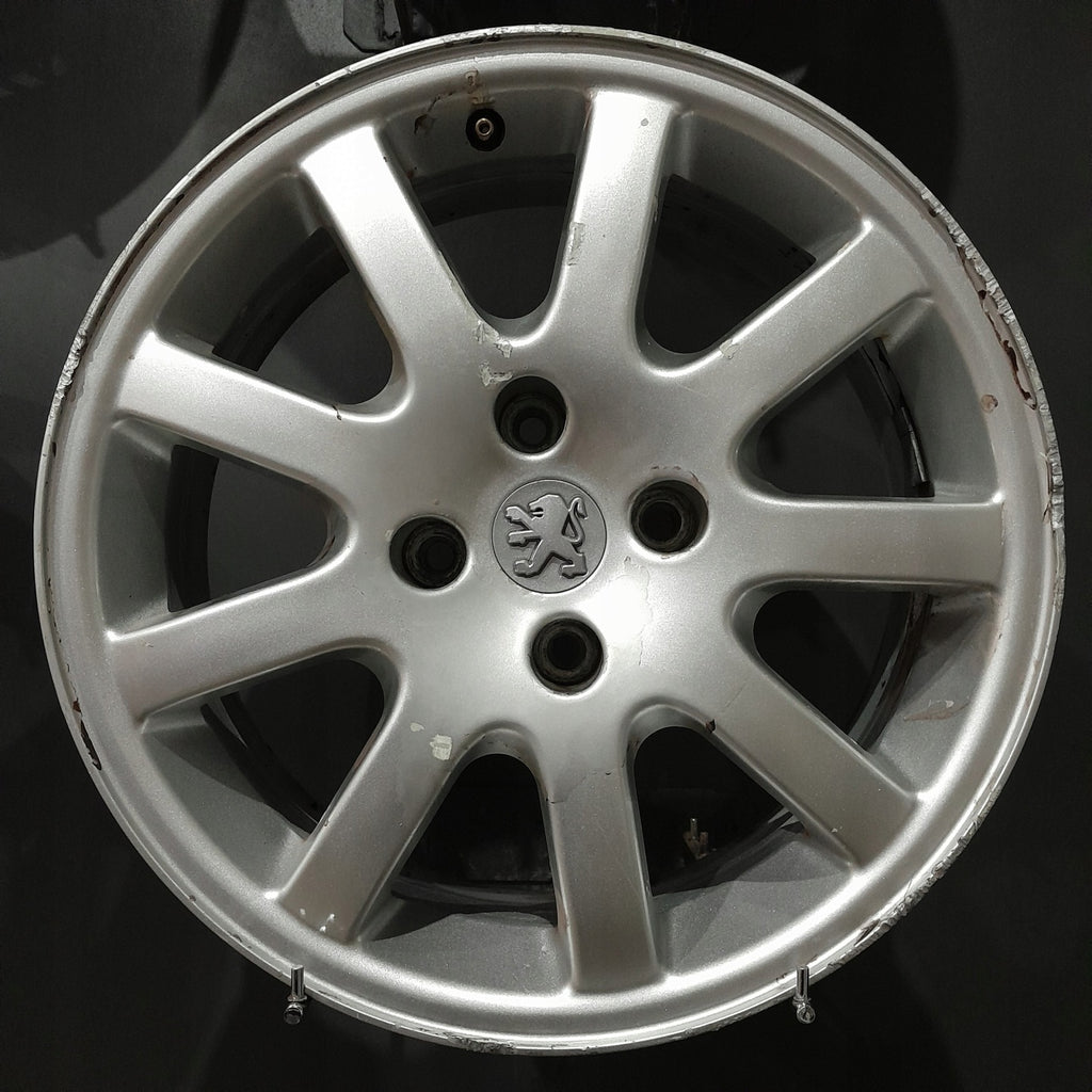 4x Alufelge 16 Zoll 6.5" 4x108 28ET Matt Silber Citroën C2 206\+ Rim Wheel FEL1607067862oj