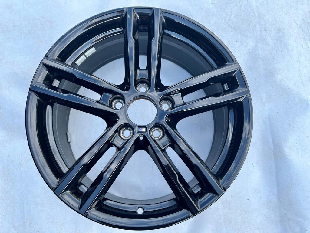 1x Alufelge 18 Zoll 8.0" 5x120 52ET Glanz Schwarz 8074186 BMW 1 F21 F20 FEL2198720874pr