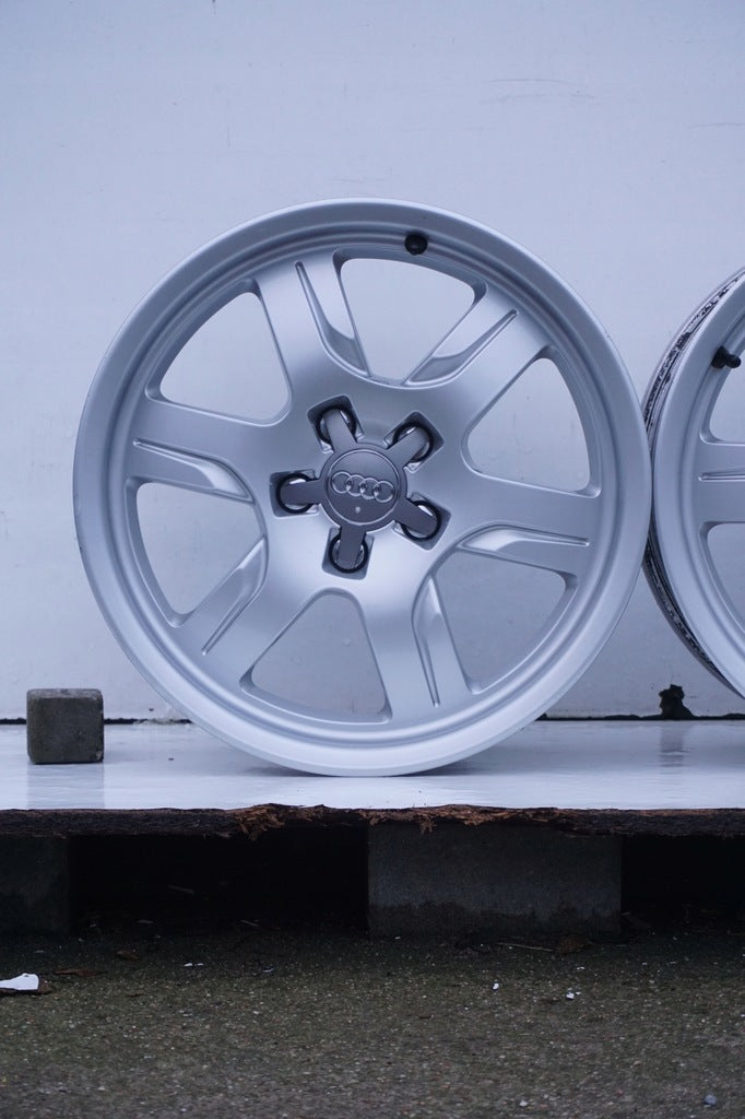 4x Alufelge 17 Zoll 7.5" 5x112 28ET Glanz Silber 8T0601025B Audi A4 Rim Wheel FEL4636782446eq