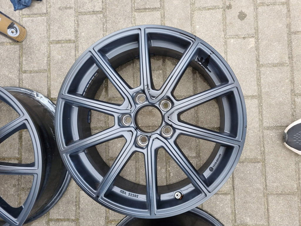 4x Alufelge 17 Zoll 7.0" 5x112 48 5ET Schwarz KBA52202 Audi I Rim Wheel FEL4643070962aq