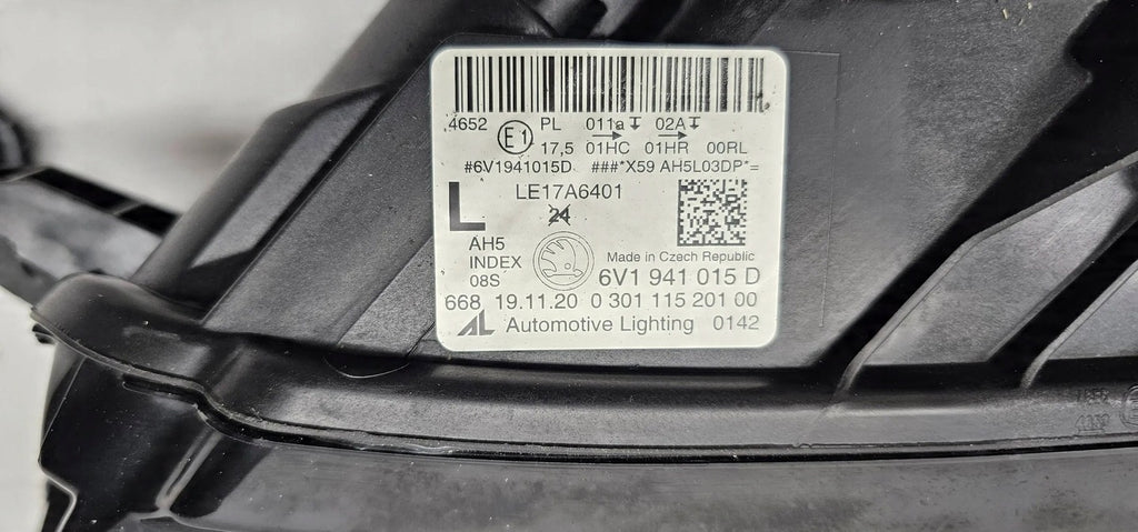 Frontscheinwerfer Skoda Fabia III 6V1941015D LED Links Scheinwerfer Headlight