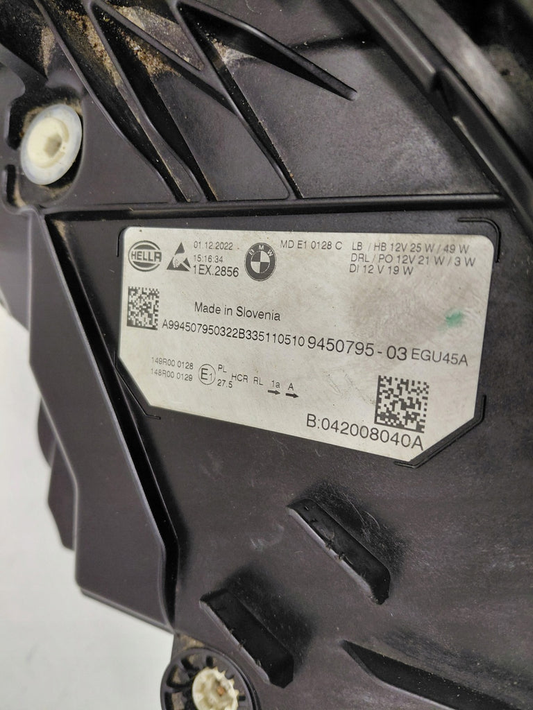 Frontscheinwerfer BMW G20 9450795-03 Full LED Links Scheinwerfer Headlight SCH5400054018qp