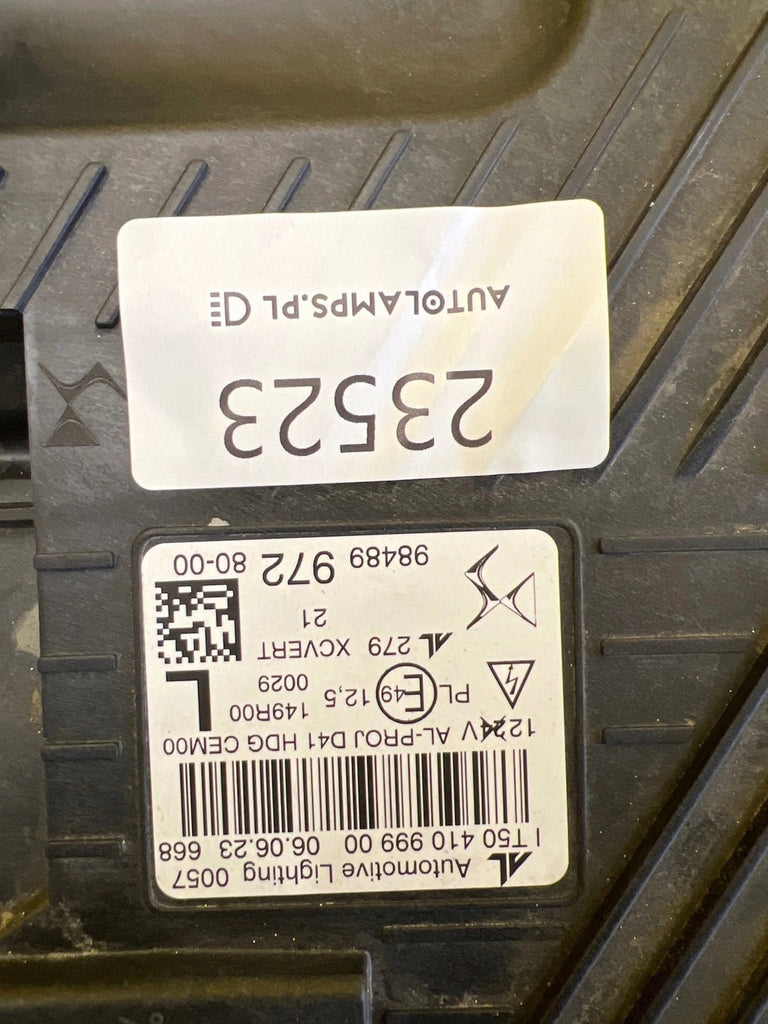 Frontscheinwerfer Citroën Ds4 9848997280 LED Links Scheinwerfer Headlight SCH8559197926oj