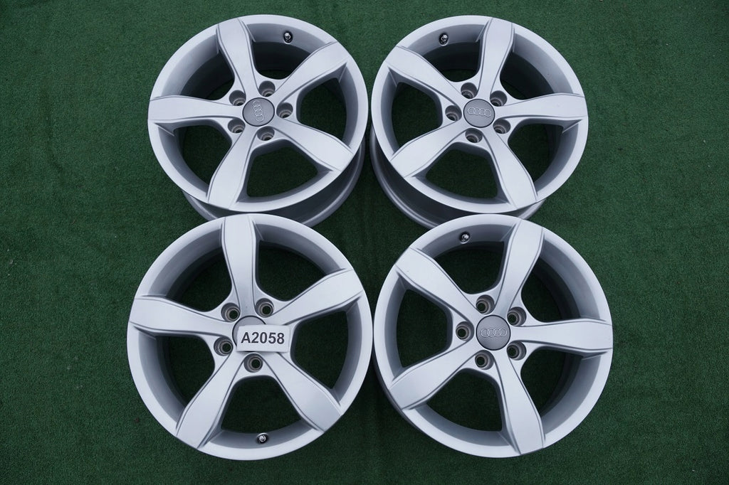 4x Alufelge 15 Zoll 6.0" 5x100 29ET Glanz Silber 8X0071495 Audi A1 Rim Wheel FEL4622761692vr