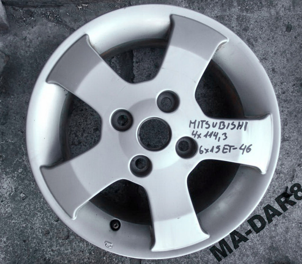 1x Alufelge 15 Zoll 6.0" 4x114.3 46ET SMR913873 Mitsubishi Colt Carisma FEL2288961718ro
