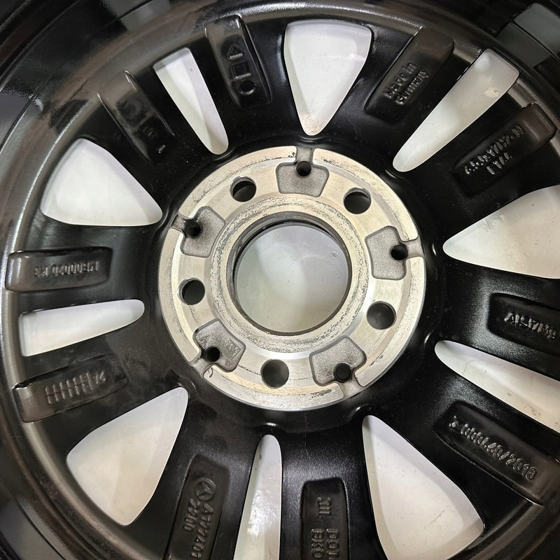 1x Alufelge 17 Zoll 6.5" 5x112 44ET Glanz Schwarz A1774012900 Mercedes-Benz