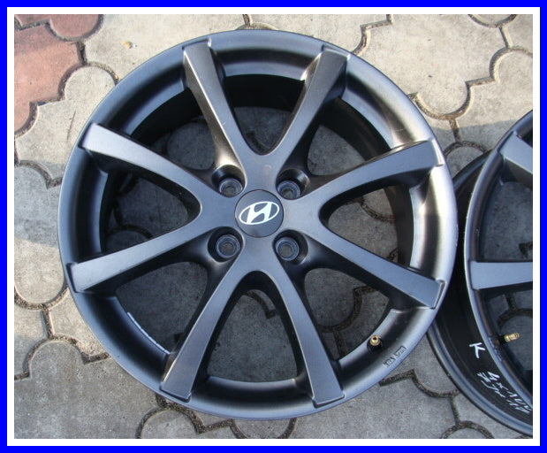 1x Alufelge 17 Zoll 7.0" 4x100 49ET Hyundai Rim Wheel