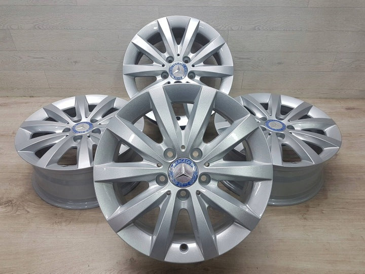 4x Alufelge 16 Zoll 6.5" 5x112 49ET A2464010202 Mercedes-Benz W246 W242 FEL6525813669mi