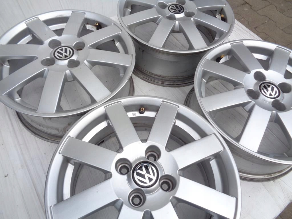 4x Alufelge 15 Zoll 6.0" 4x100 45ET 6N0601025H VW Golf Iii Rim Wheel FEL2570239981xz