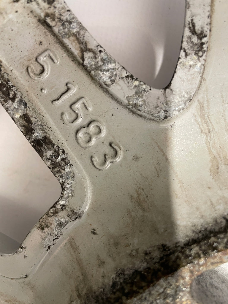 4x Alufelge 15 Zoll 6.0" 4x114.3 45ET Glanz Silber Nissan Primera P11 Almera