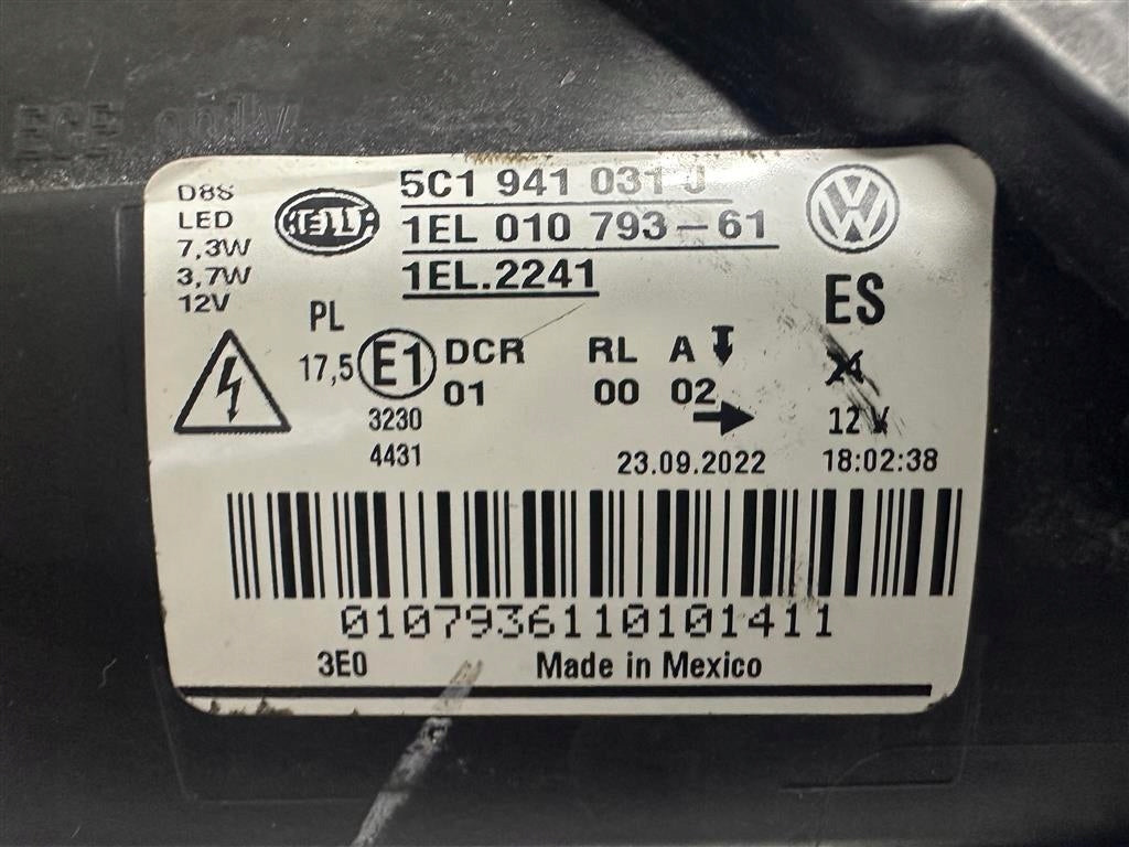 Frontscheinwerfer VW Beetle 5C1941031F Xenon Ein Stück (Rechts oder Links) SCH9153203697hk