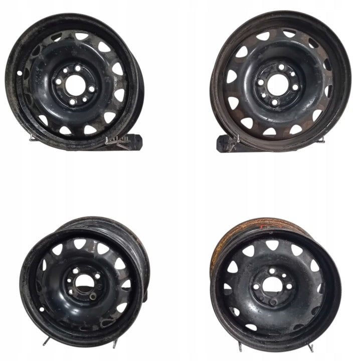 4x Alufelge 14 Zoll 5.0" 4x98 31 5ET Fiat Panda Ypsilon Rim Wheel FEL5707522705dj